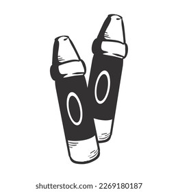 schwarze Krabben, Design auf Weiß
