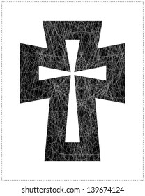 Black cross