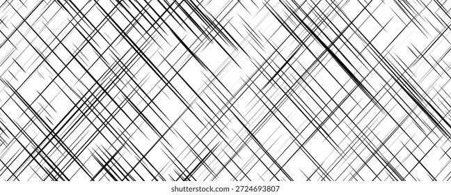 linha diagonal de textura sem costura cross hatch preta repetida