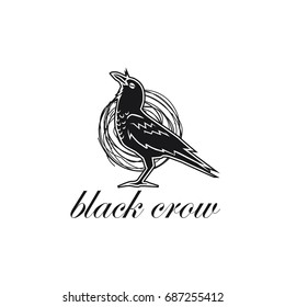 Black Crow Logo