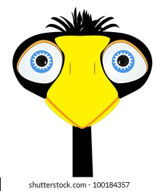 Black crow vector