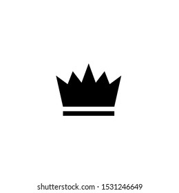 black crowns on white background