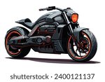 Black cruiser bike silhouette vector design silhouette vector design object