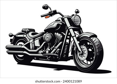 Black cruiser bike silhouette vector design silhouette vector design object