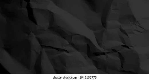 Patrón negro de textura de papel cruzado. Rough grunge viejo en blanco. Fondo abstracto vectorial.