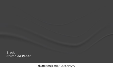 Textura de papel negro desmenuzado. vector.
