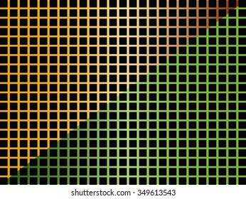 Black cubes abstract background in two colors