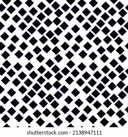 Black cubes are arranged on a white canvas, creating a seamless pattern.