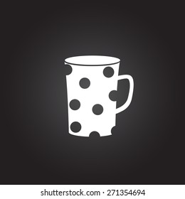 black cup white peas