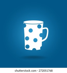 black cup white peas