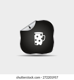 black cup white peas