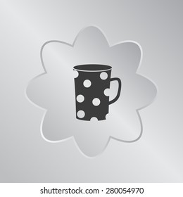 black cup white peas