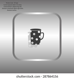 black cup white peas