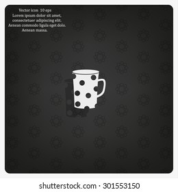 black cup white peas