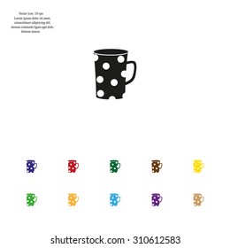 black cup white peas