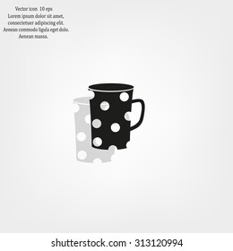 black cup white peas