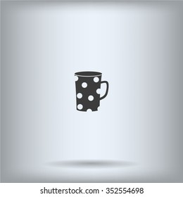 black cup white peas