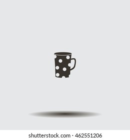 black cup white peas