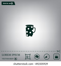black cup white peas