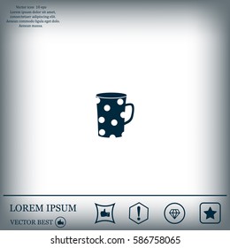 black cup white peas