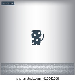 black cup white peas