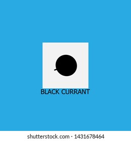 black currant icon sign signifier vector