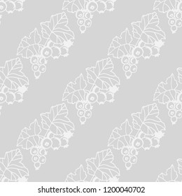 black currant seamless pattern berry