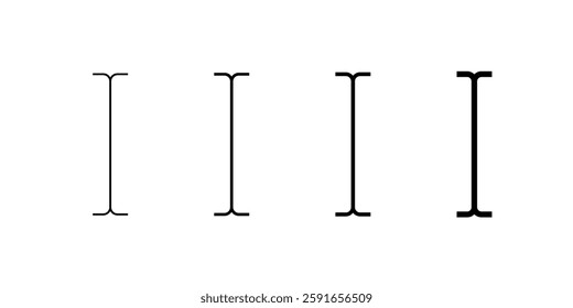 A black cursor icon with a simple linear design, perfect for text editing, navigation, and formatting in web and UI interfaces.