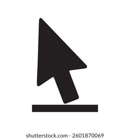 Black cursor mouse click. Click icon. Hand Cursor. Vector illustration eps 10