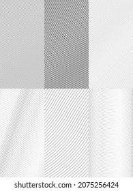 Black curve lines. Wavy background. Abstract illustration with Waves.