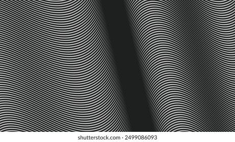 Black curve stripes lines abstract background for backdrop or presentation