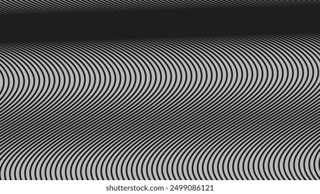 Black curve stripes lines abstract background for backdrop or presentation