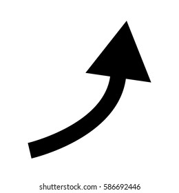 Black curved arrow