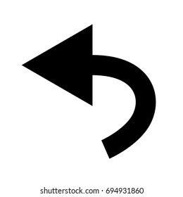 Black curved arrow