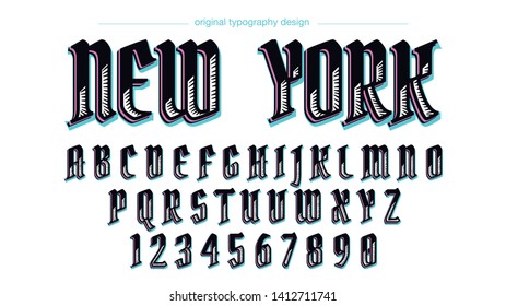 Black Custom Vintage Typography Design