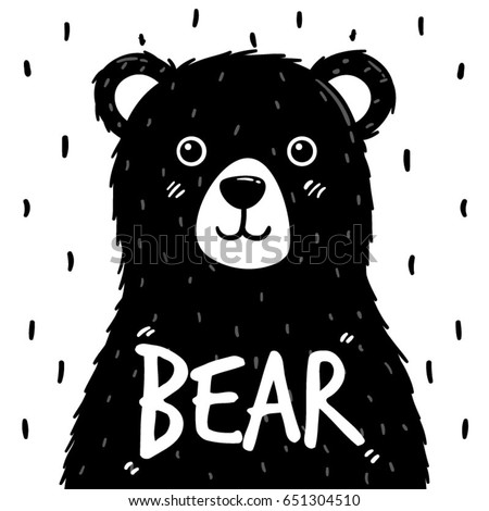Bear Clipart Black And White | Free download on ClipArtMag