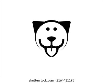 black cute dog drawing vector illustration design