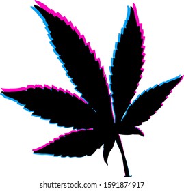 purple weed leaves