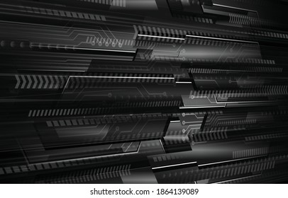 Antecedentes de la futura tecnología del circuito cibernético negro

