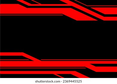 Diseño cibernético negro tecnología moderna ilustración vectorial de fondo futurista