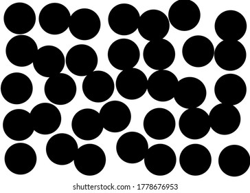 Ciclos negros, aislamiento de puntos sobre fondo blanco.Fondo de invitación.Diseño de fondo de plantilla.Tarjeta de saludo, afiche.
