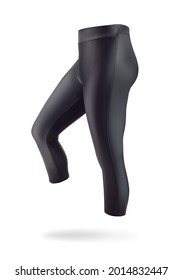 Black cycling uniform. Vector illustration.
