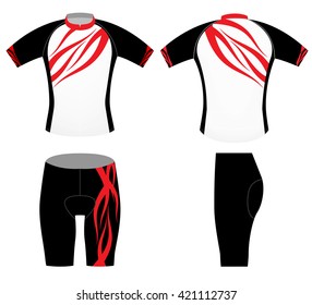 Black cycling vest style vector design on a white background