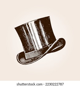 Black cylinder illustration, drawing, engraving, ink, line art, vector