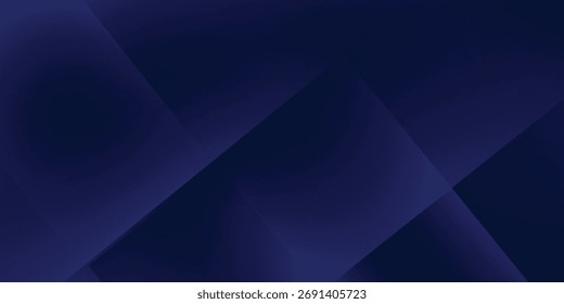 Black dark cobalt blue abstract pattern background. Geometric shape. Line triangle angle fold polygon diamond 3D. Color gradient. Rough grain noise. Light shadow. Matte shimmer. 