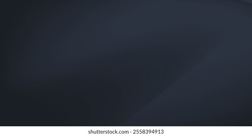 Black dark gray blue abstract elegant background. Drapery. Curtain. Fabric material. Soft folds. Wave stripe line. Gradient. vector background illustration eps10