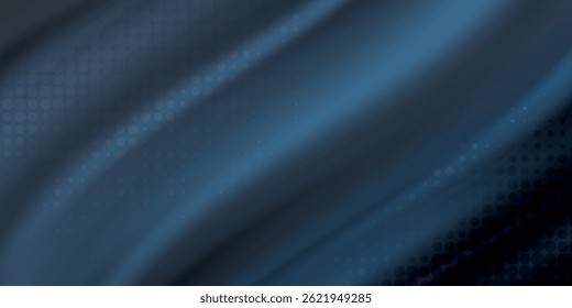 Fondo elegante abstracto azul gris oscuro negro. Cortinas. Cortina. Material de tela. Pliegues suaves.