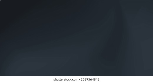 Black dark gray blue abstract elegant background. Drapery. Curtain. Fabric material. Soft folds. Wave stripe line. Gradient. vector background illustration eps10