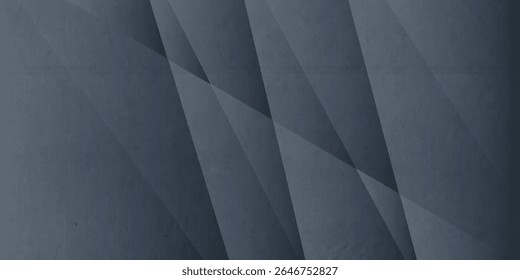 Black dark gray blue abstract elegant background. Drapery. Curtain. Fabric material. Soft folds. Wave stripe line. Gradient. Empty space. Design. Template.
