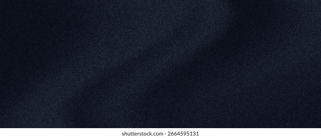 Black dark gray blue abstract elegant background. Drapery. Curtain. Fabric material. Soft folds. Wave stripe line. Gradient.
